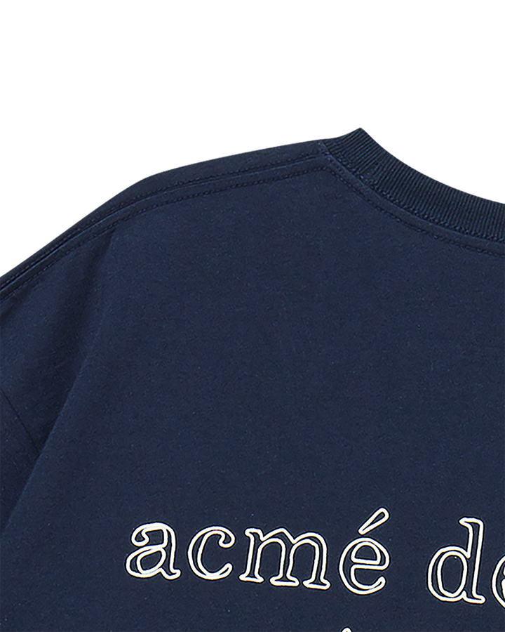 BORDER LINE BASIC LOGO SHORT SLEEVE T-SHIRT DARK NAVY