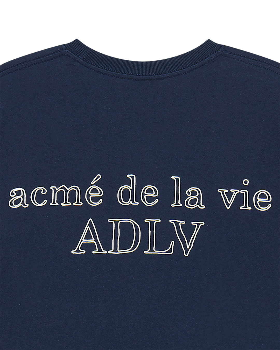 BORDER LINE BASIC LOGO SHORT SLEEVE T-SHIRT DARK NAVY