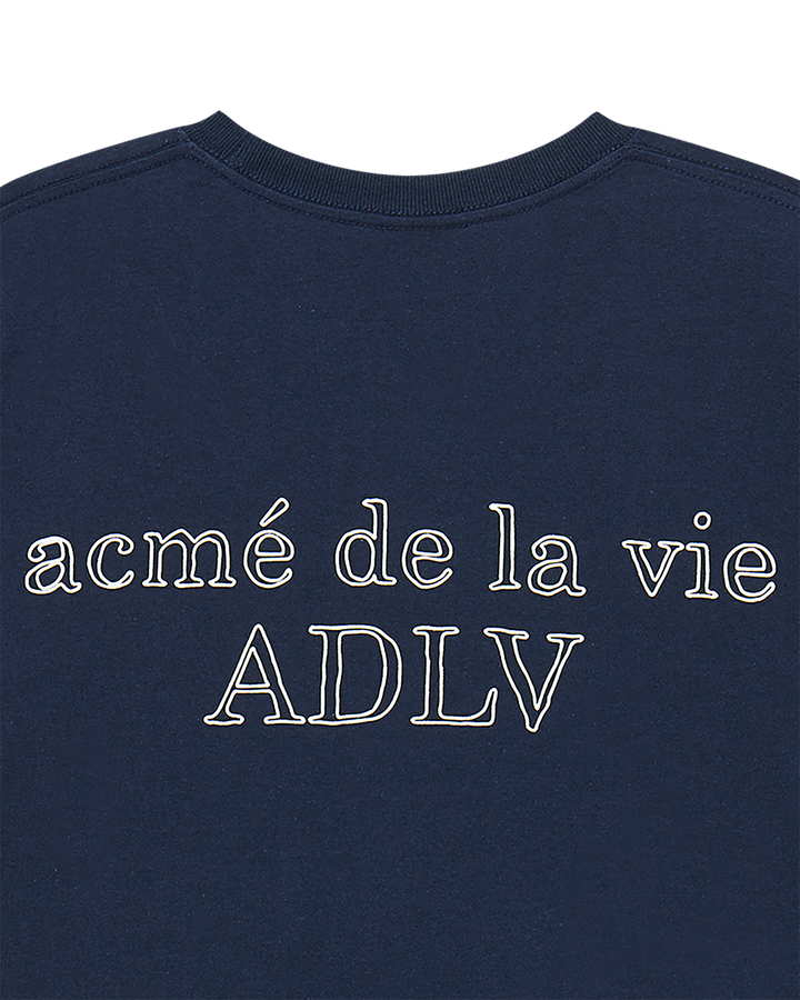 BORDER LINE BASIC LOGO SHORT SLEEVE T-SHIRT DARK NAVY