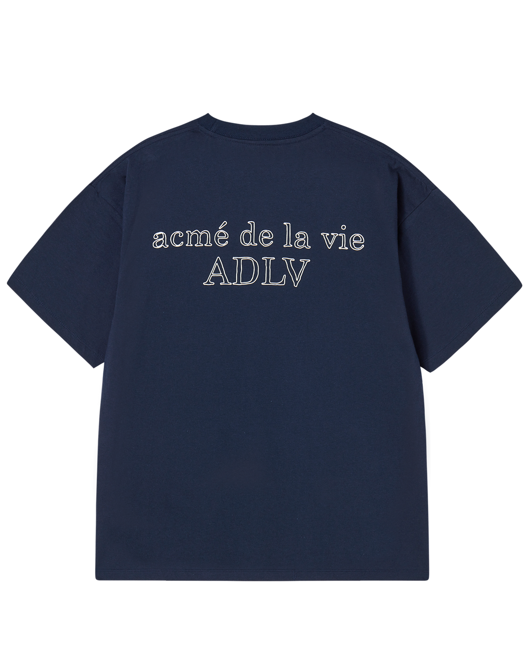 BORDER LINE BASIC LOGO SHORT SLEEVE T-SHIRT DARK NAVY