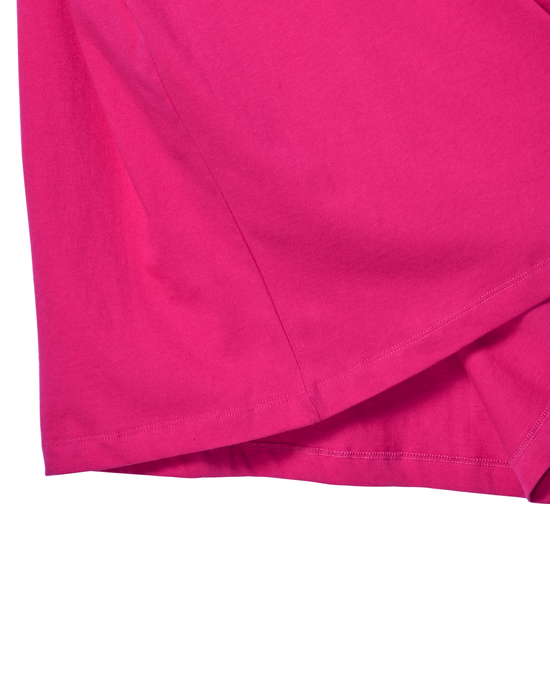 BORDER LINE BASIC LOGO SHORT SLEEVE T-SHIRT HOT PINK