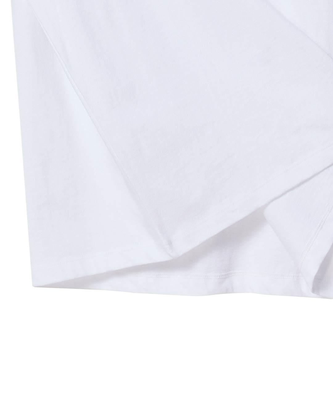 BORDER LINE BASIC LOGO SHORT SLEEVE T-SHIRT WHITE
