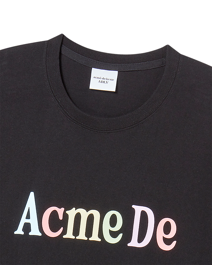 COLOR LOGO SHORT SLEEVE T-SHIRT BLACK