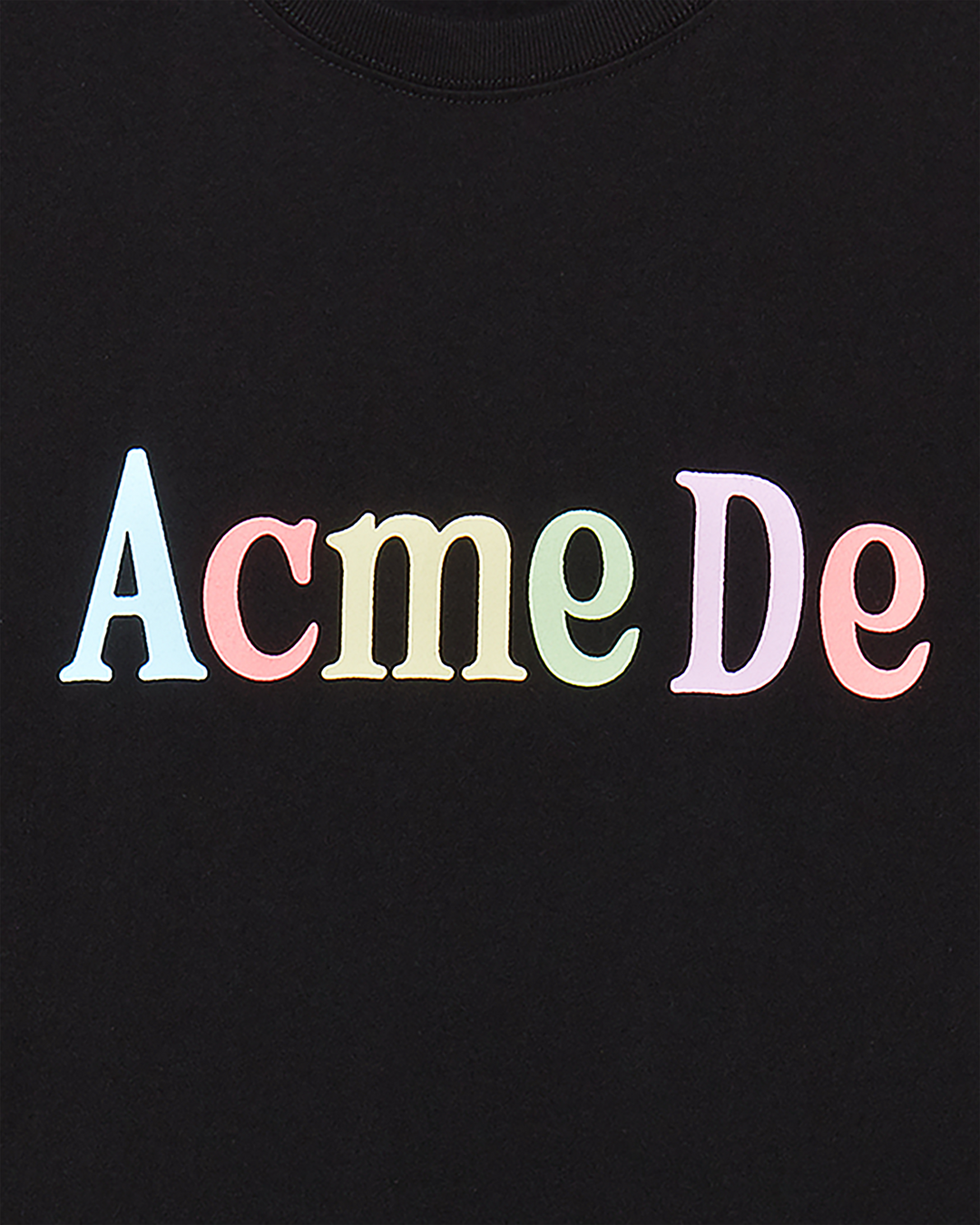 COLOR LOGO SHORT SLEEVE T-SHIRT BLACK