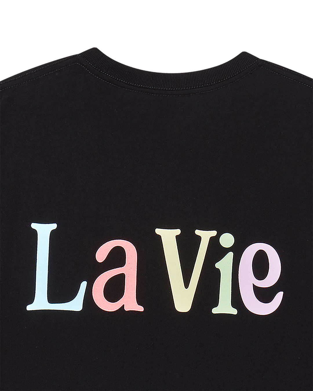 COLOR LOGO SHORT SLEEVE T-SHIRT BLACK