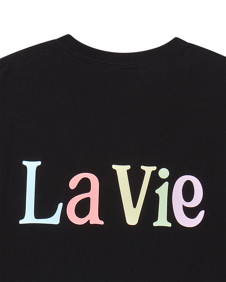 COLOR LOGO SHORT SLEEVE T-SHIRT BLACK