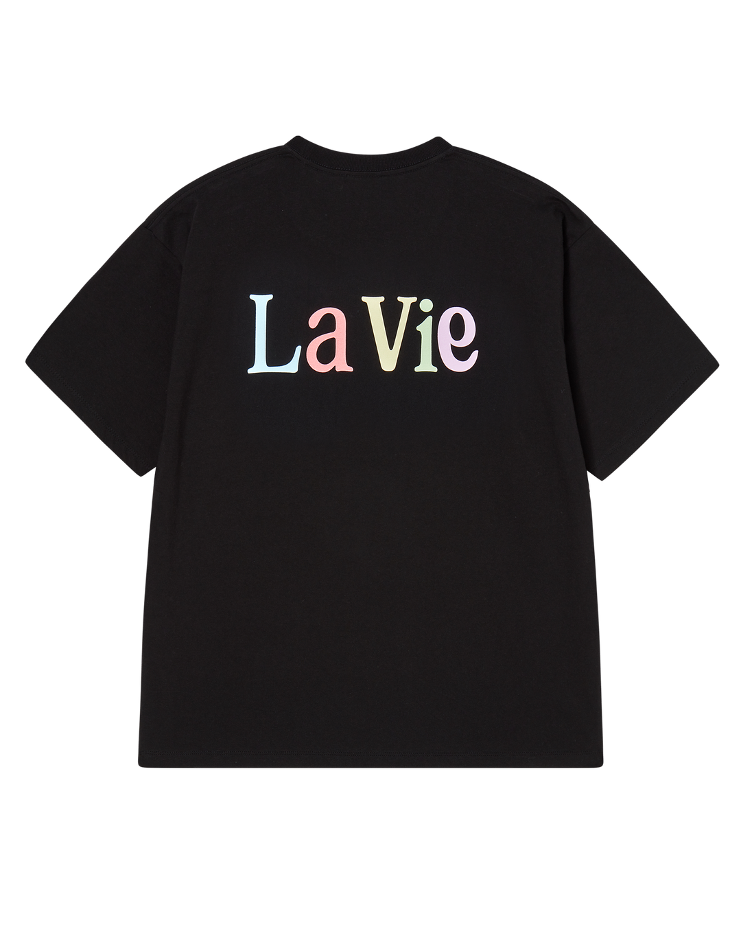 COLOR LOGO SHORT SLEEVE T-SHIRT BLACK