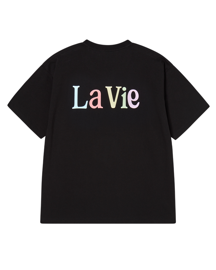 COLOR LOGO SHORT SLEEVE T-SHIRT BLACK