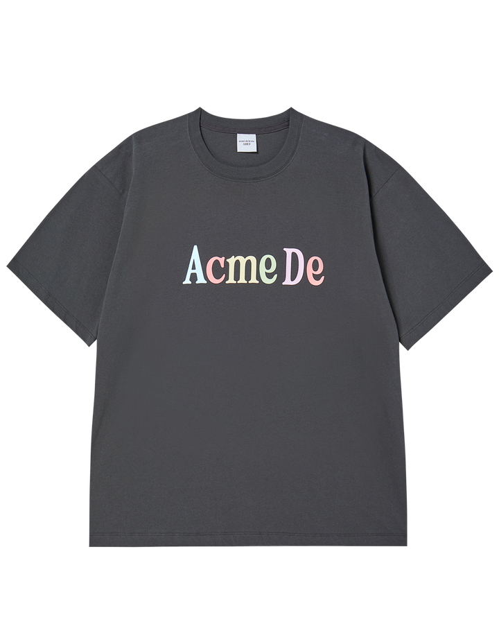 COLOR LOGO SHORT SLEEVE T-SHIRT CHARCOAL