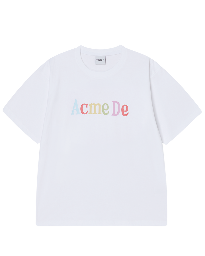 COLOR LOGO SHORT SLEEVE T-SHIRT WHITE