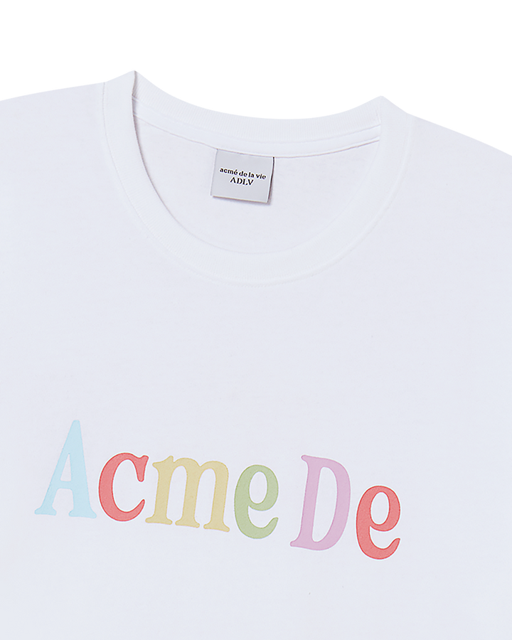 COLOR LOGO SHORT SLEEVE T-SHIRT WHITE