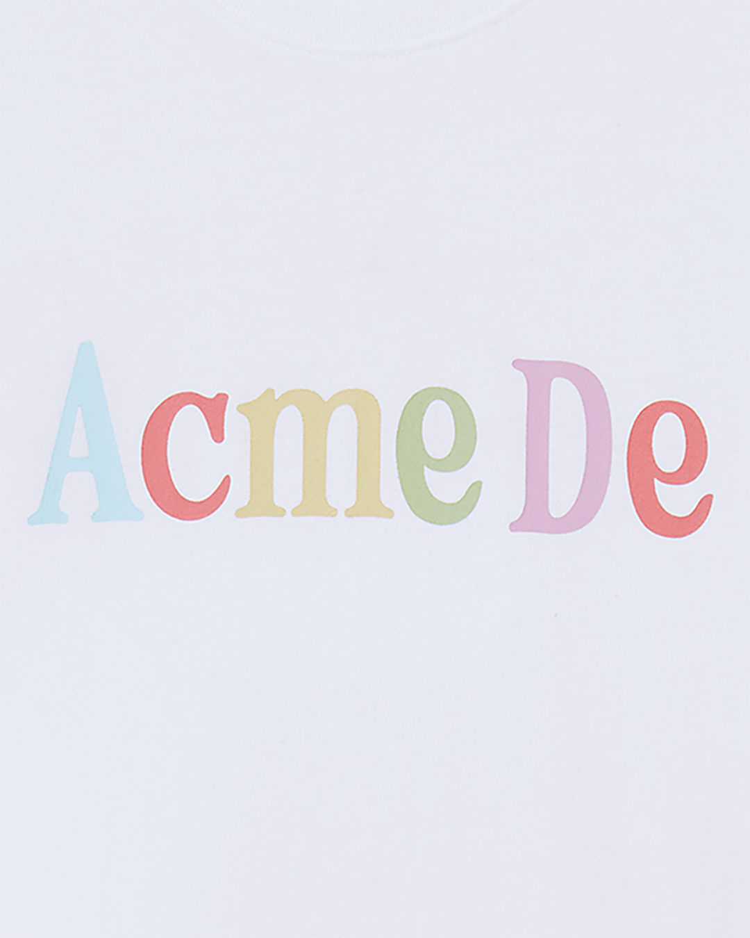 COLOR LOGO SHORT SLEEVE T-SHIRT WHITE