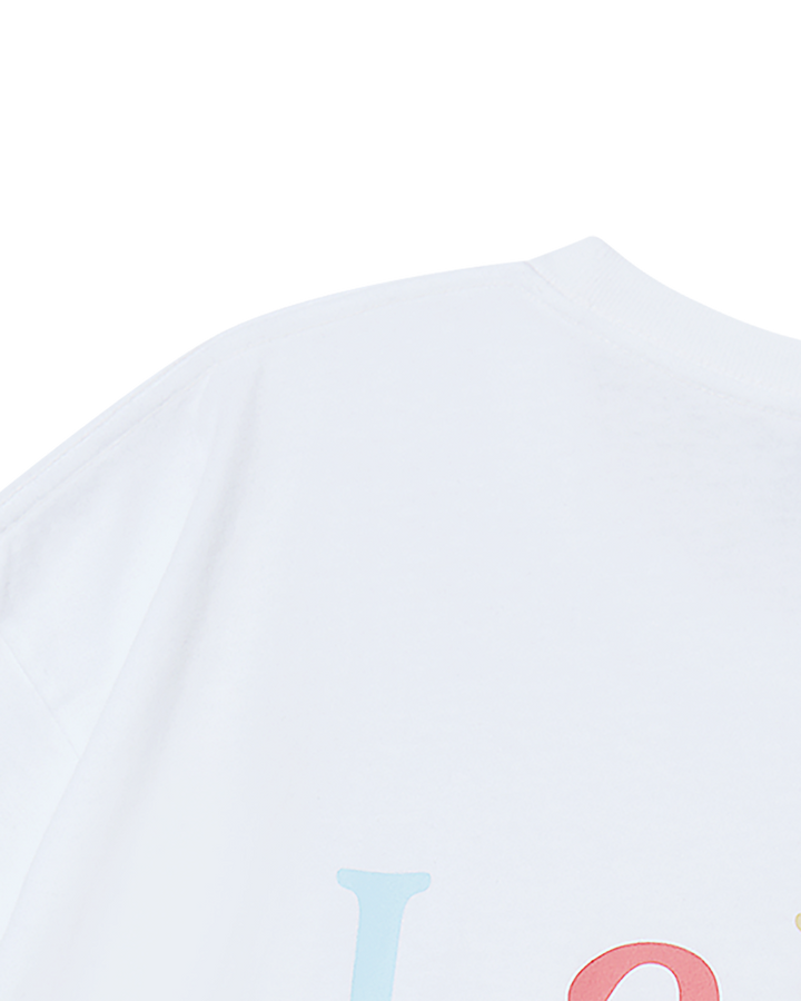 COLOR LOGO SHORT SLEEVE T-SHIRT WHITE
