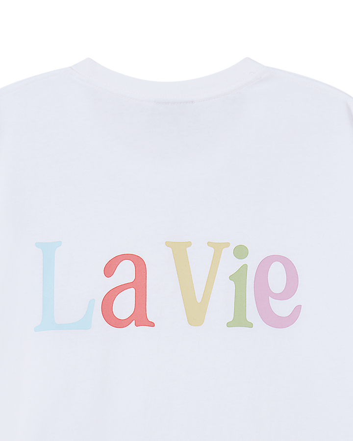 COLOR LOGO SHORT SLEEVE T-SHIRT WHITE