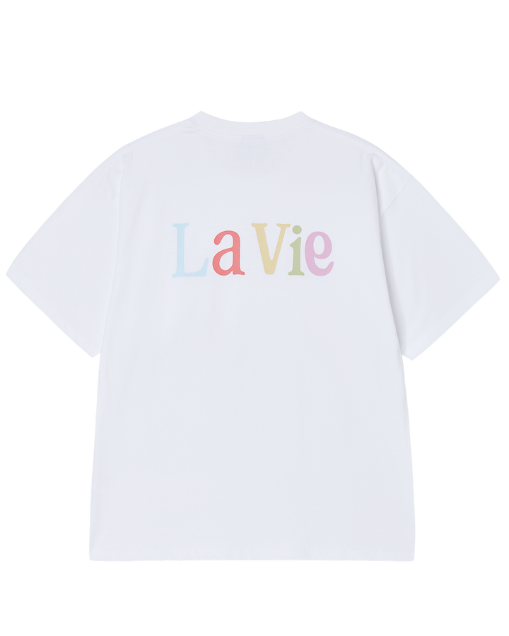 COLOR LOGO SHORT SLEEVE T-SHIRT WHITE