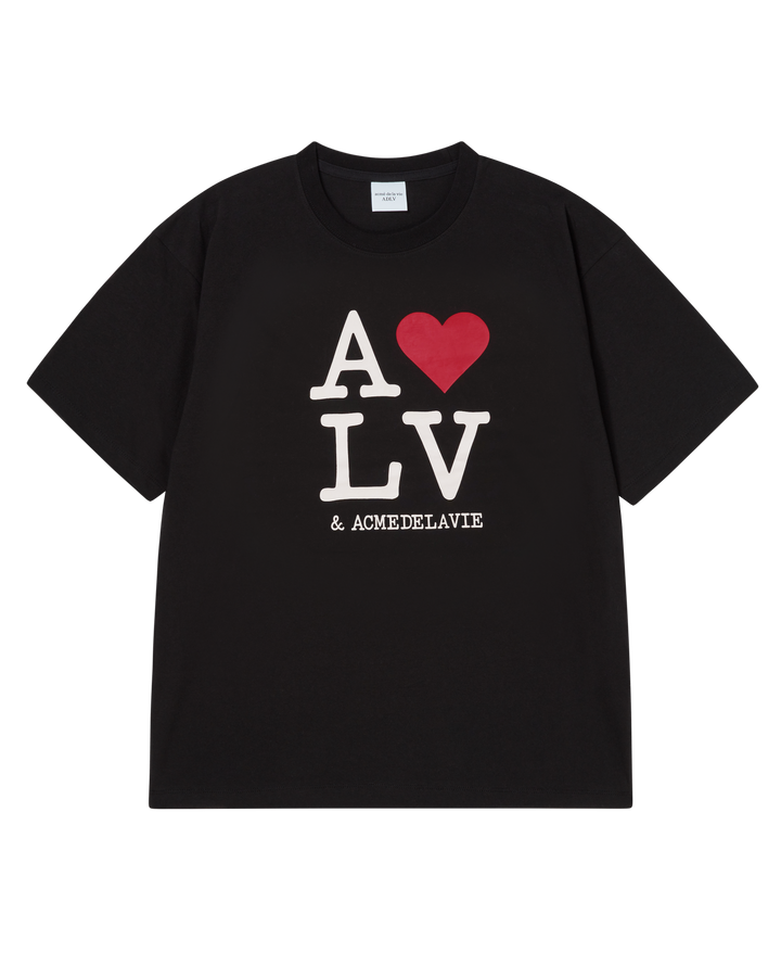LOVE ADLV SHORT SLEEVE T-SHIRT BLACK