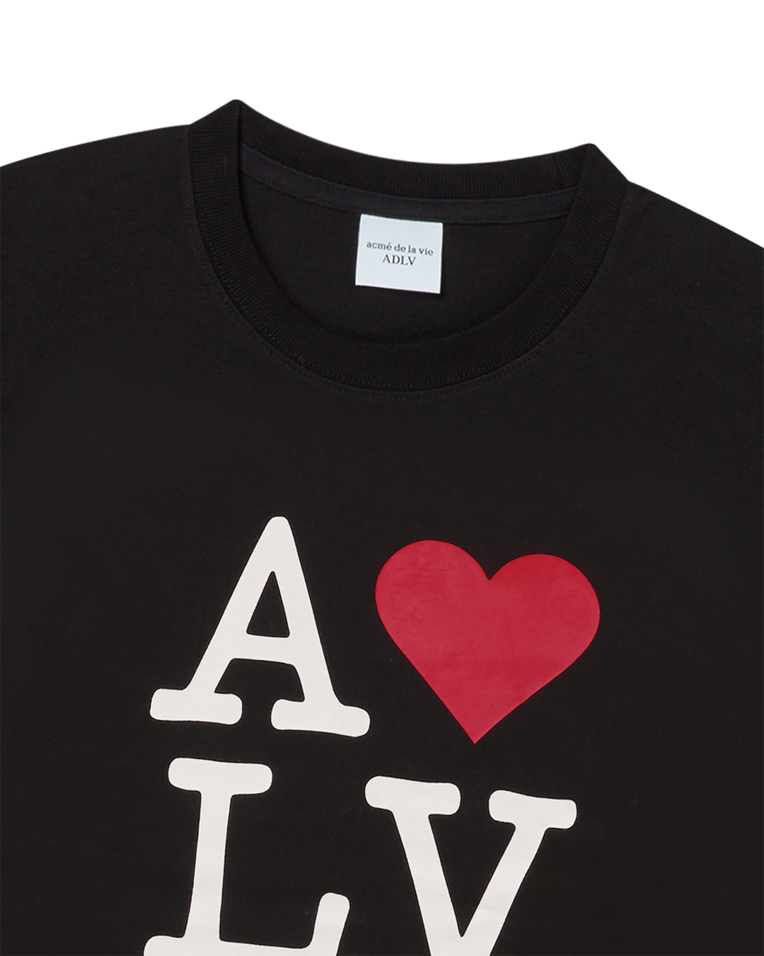 LOVE ADLV SHORT SLEEVE T-SHIRT BLACK
