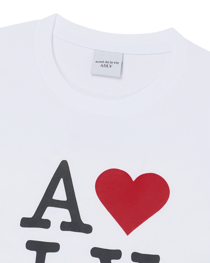 LOVE ADLV SHORT SLEEVE T-SHIRT WHITE