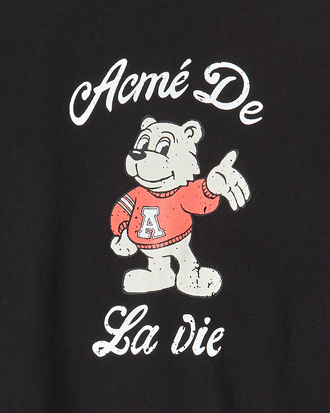AC BEAR WELCOME SWEATSHIRT BLACK