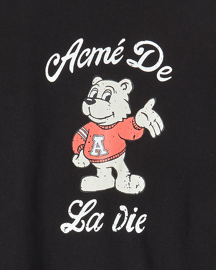 AC BEAR WELCOME SWEATSHIRT BLACK