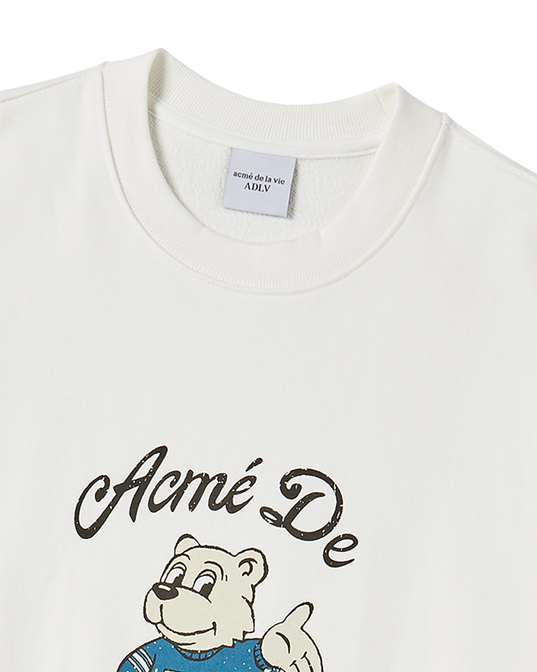 AC BEAR WELCOME SWEATSHIRT CREAM
