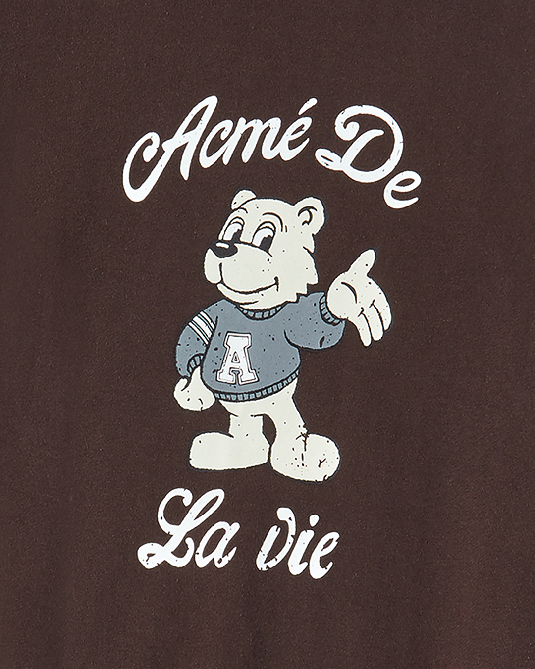 AC BEAR WELCOME SWEATSHIRT DARK BROWN