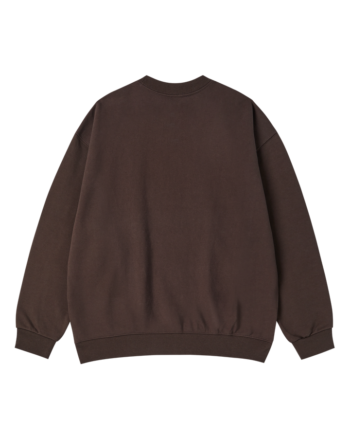 AC BEAR WELCOME SWEATSHIRT DARK BROWN