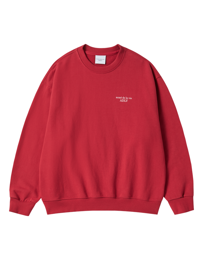 AC BEAR TREE SWEATSHIRT DARK RED