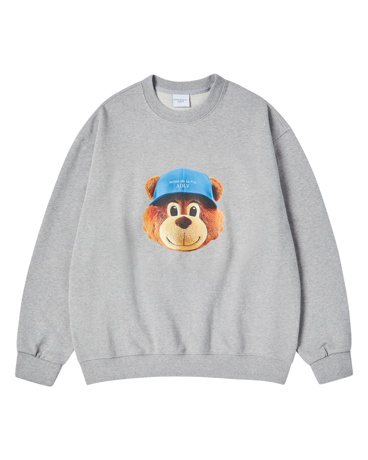 3D AC BEAR FACE SWEATSHIRT MELANGE