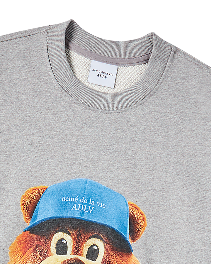 3D AC BEAR FACE SWEATSHIRT MELANGE