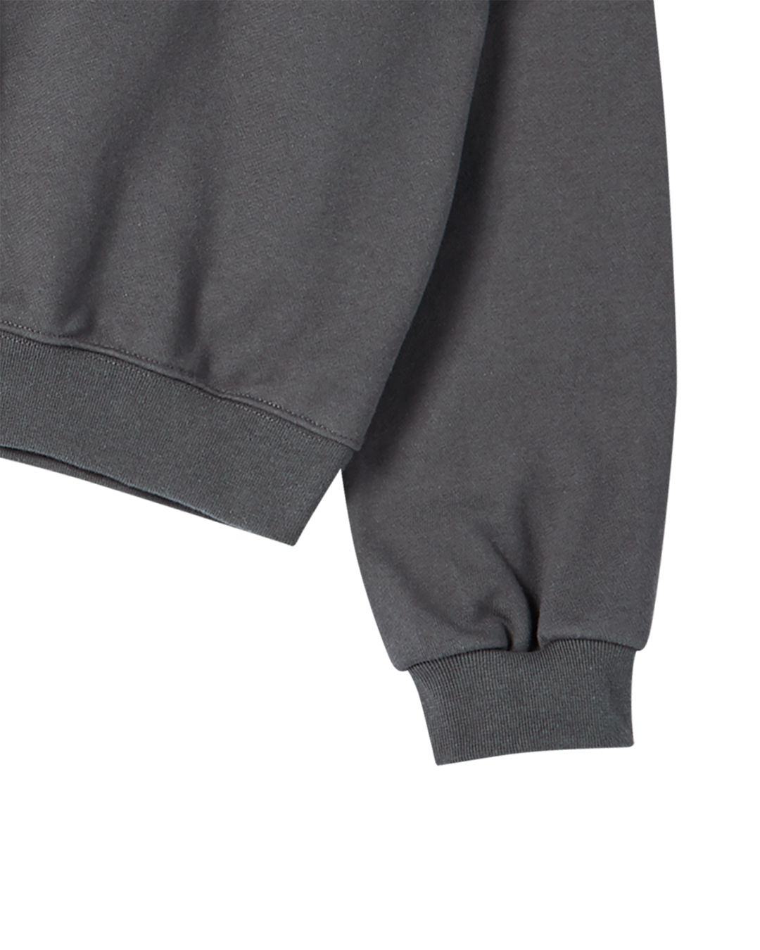 WOMAN AC BEAR CANDY CROP SWEATSHIRT CHARCOAL