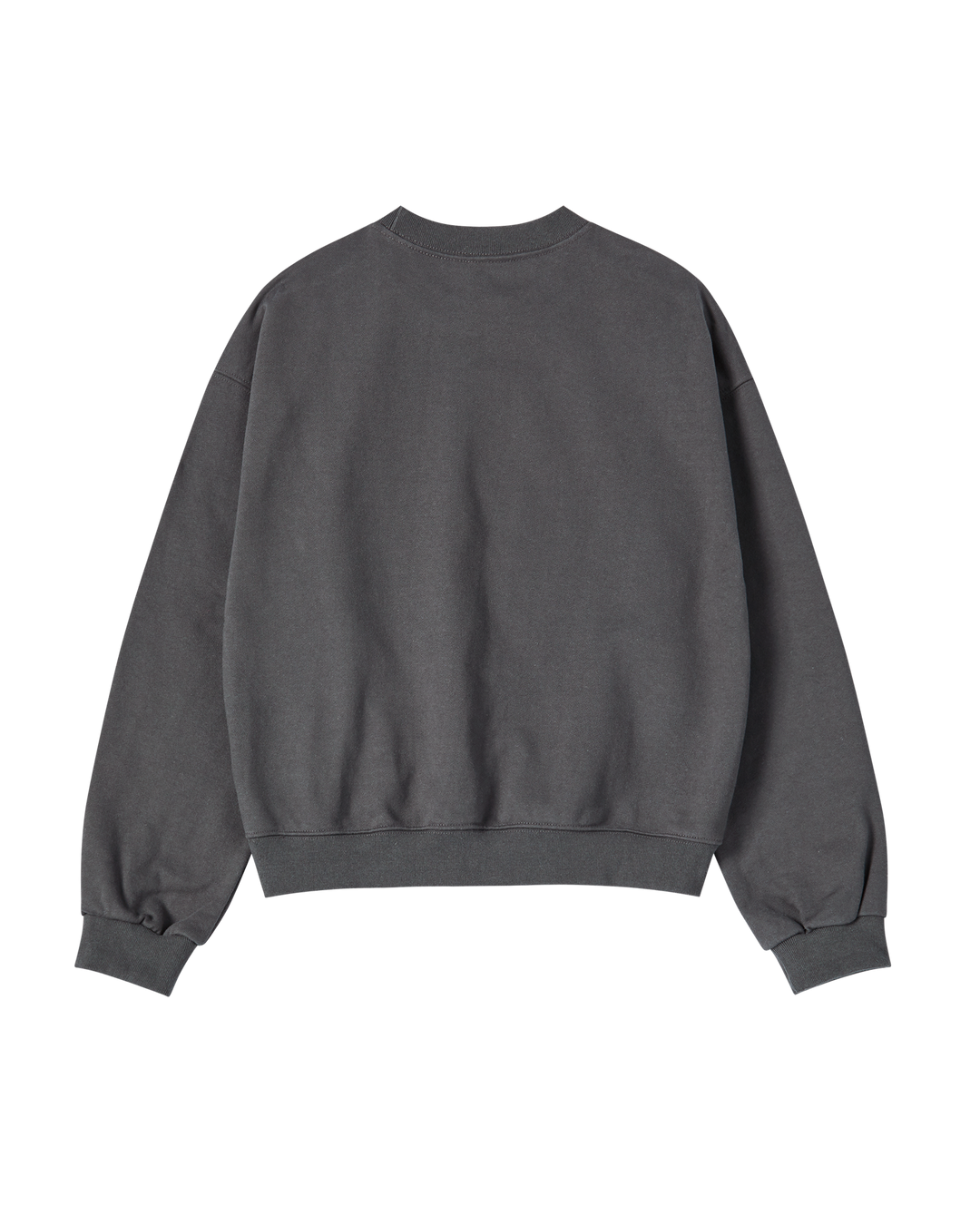 WOMAN AC BEAR CANDY CROP SWEATSHIRT CHARCOAL