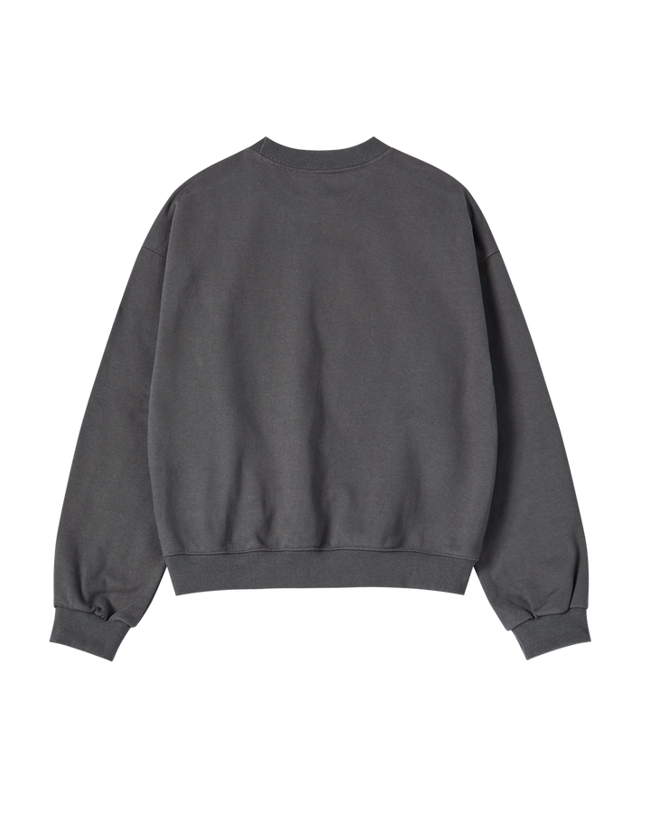 WOMAN AC BEAR CANDY CROP SWEATSHIRT CHARCOAL