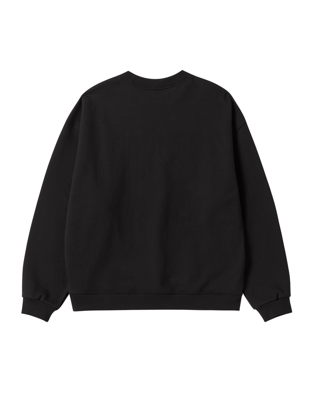 WOMAN HEART DOUGHNUT SWEATSHIRT BLACK
