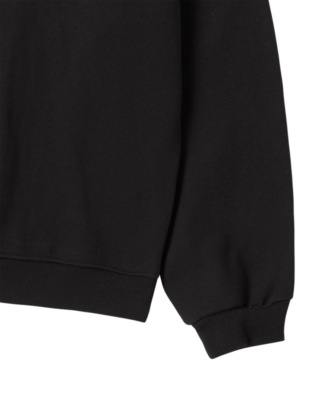 WOMAN HEART DOUGHNUT SWEATSHIRT BLACK