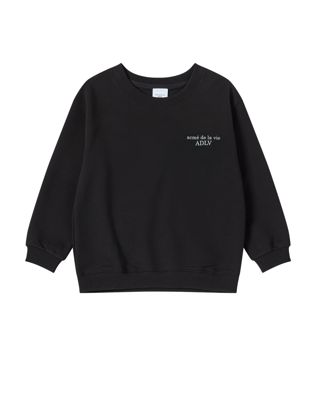 KIDS AC BEAR BASIC LOGO SWEATSHIRT BLACK