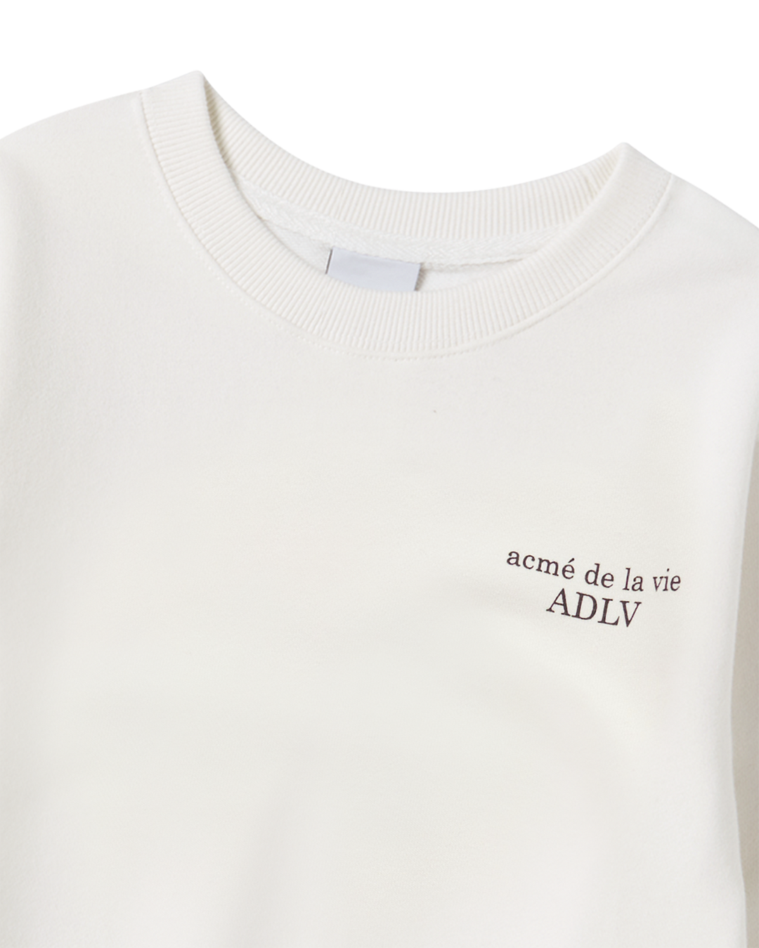 KIDS AC BEAR BASIC LOGO SWEATSHIRT CREAM
