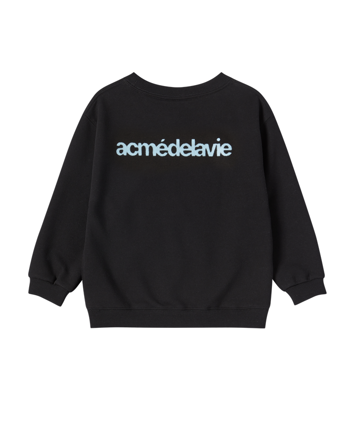 KIDS AC BEAR STATUE OF LIBERTY SWEATSHIRT BLACK