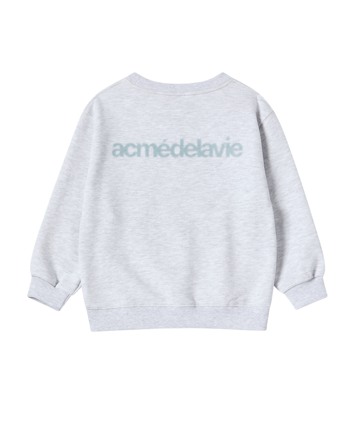 KIDS AC BEAR STATUE OF LIBERTY SWEATSHIRT MELANGE