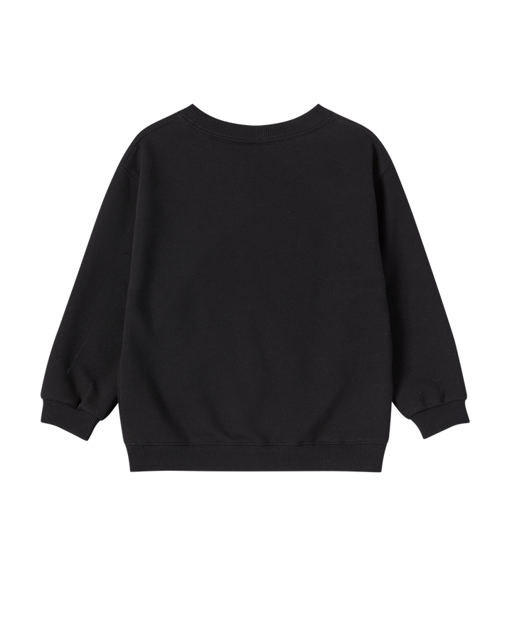 KIDS BORDER LINE BASIC LOGO SWEATSHIRT BLACK