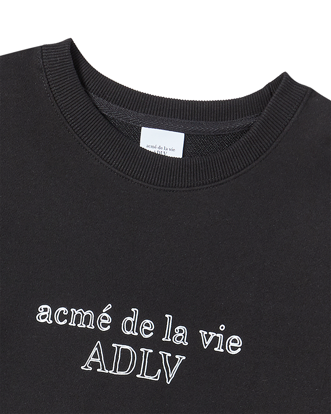 KIDS BORDER LINE BASIC LOGO SWEATSHIRT BLACK