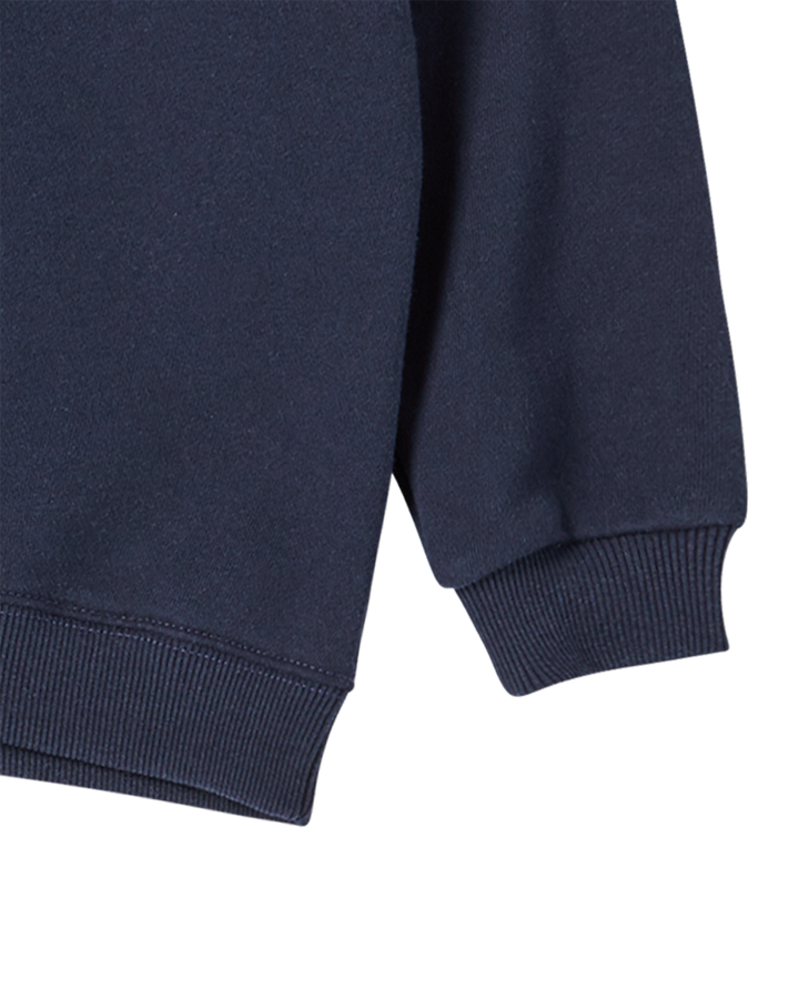 KIDS BORDER LINE BASIC LOGO SWEATSHIRT DARK NAVY