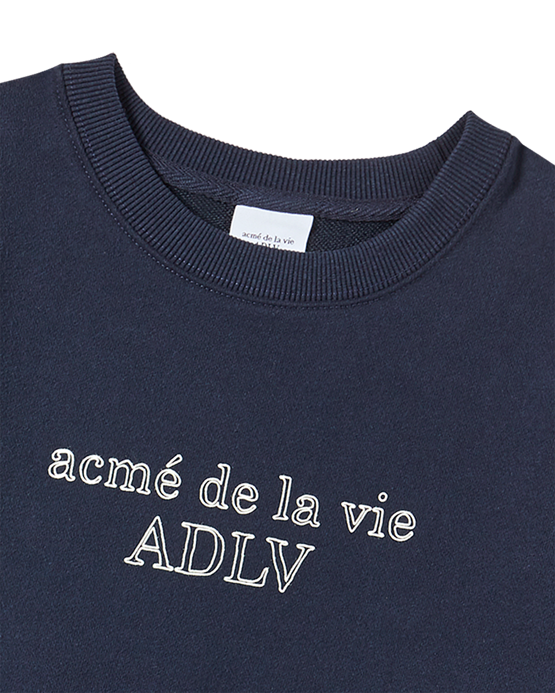 KIDS BORDER LINE BASIC LOGO SWEATSHIRT DARK NAVY
