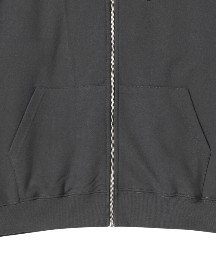 WALKING AC BEAR NAPPING HOODIE ZIP UP CHARCOAL