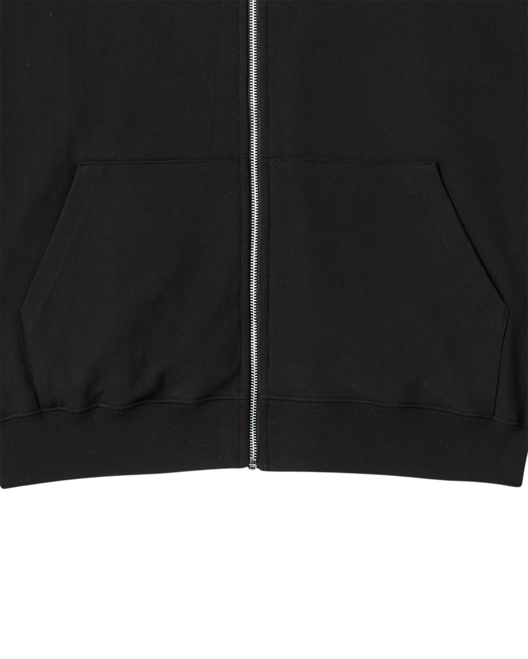 MOBILE SUIT GUNDAM BASIC LOGO HOODIE ZIP UP BLACK