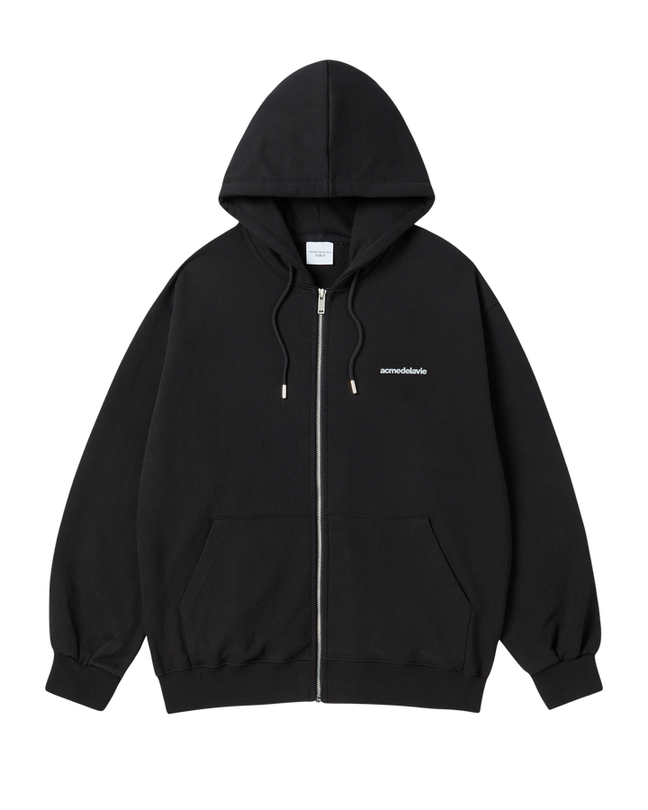 ADLV DEPT NAPPING HOODIE ZIP UP BLACK