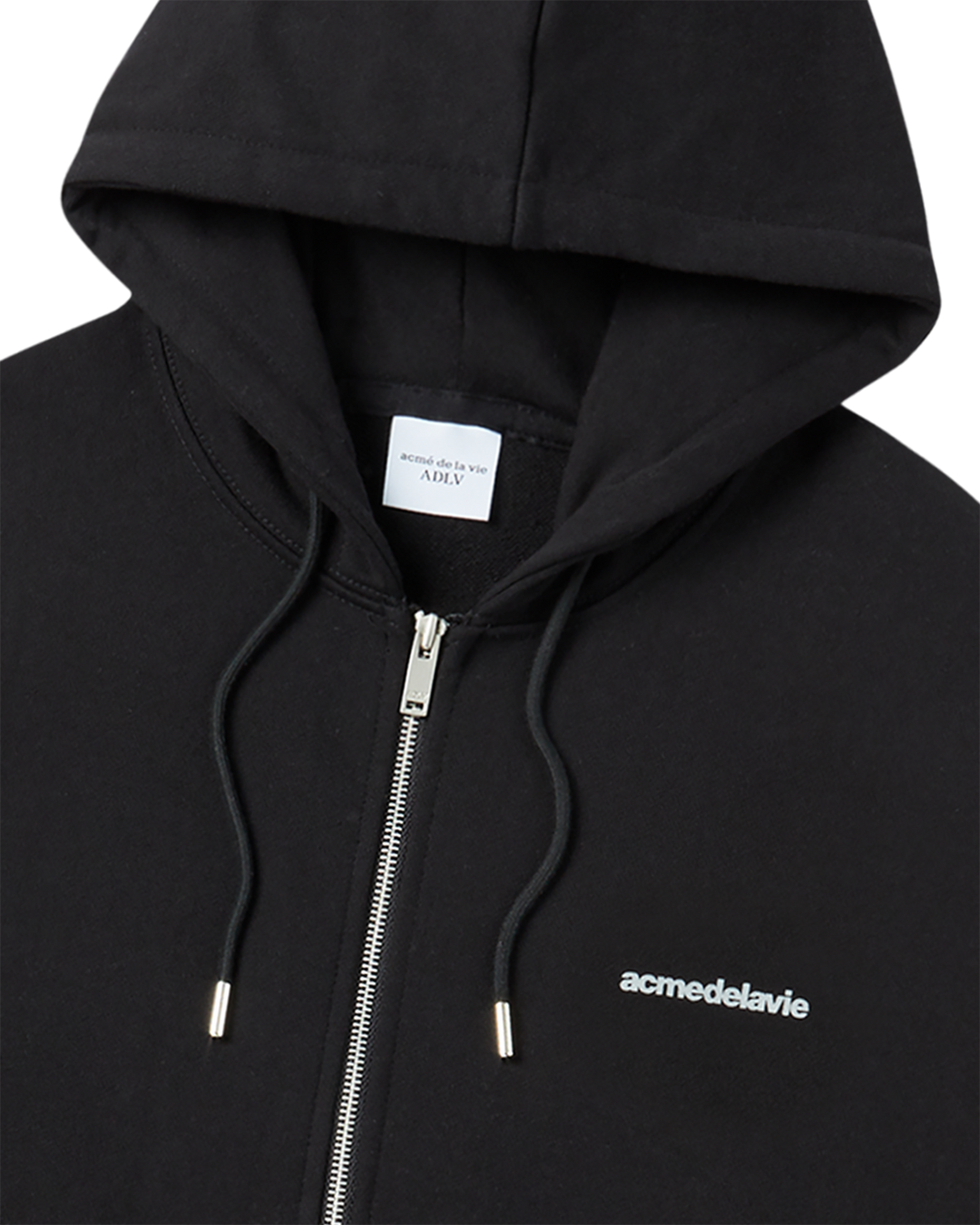 ADLV DEPT NAPPING HOODIE ZIP UP BLACK