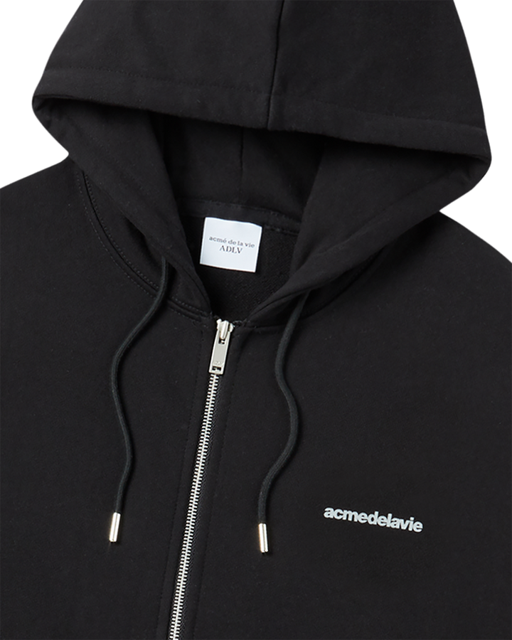 ADLV DEPT NAPPING HOODIE ZIP UP BLACK