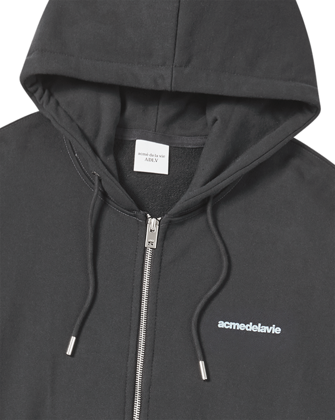 ADLV DEPT NAPPING HOODIE ZIP UP CHARCOAL