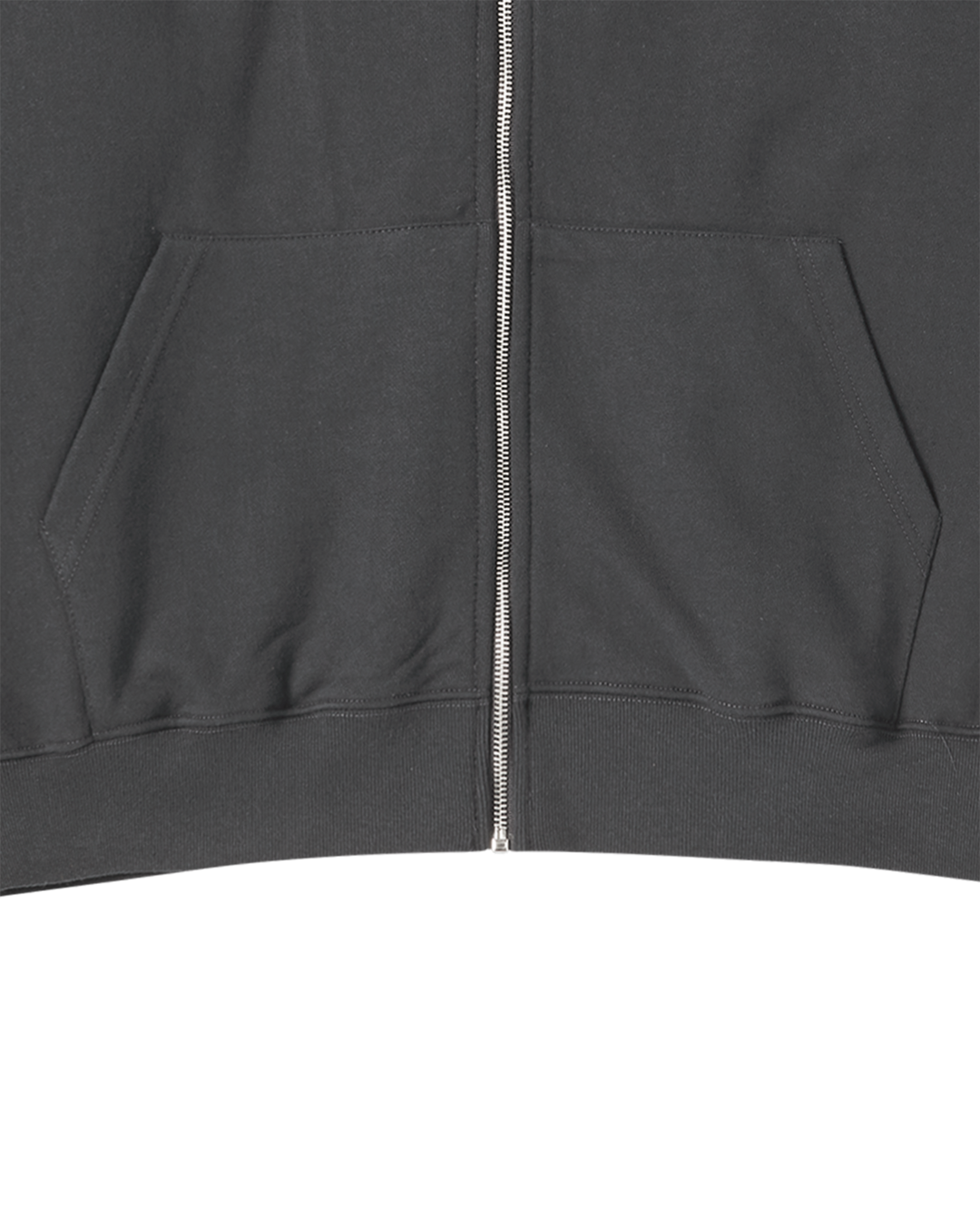 ADLV DEPT NAPPING HOODIE ZIP UP CHARCOAL